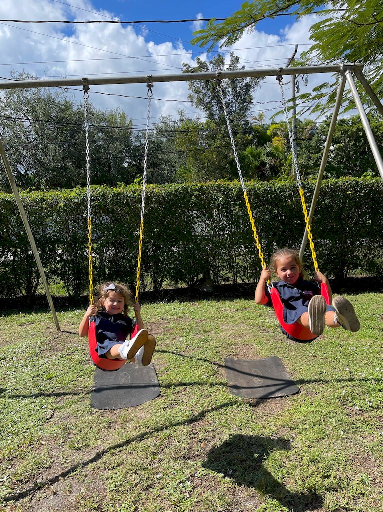 sunset montessori school kids playing