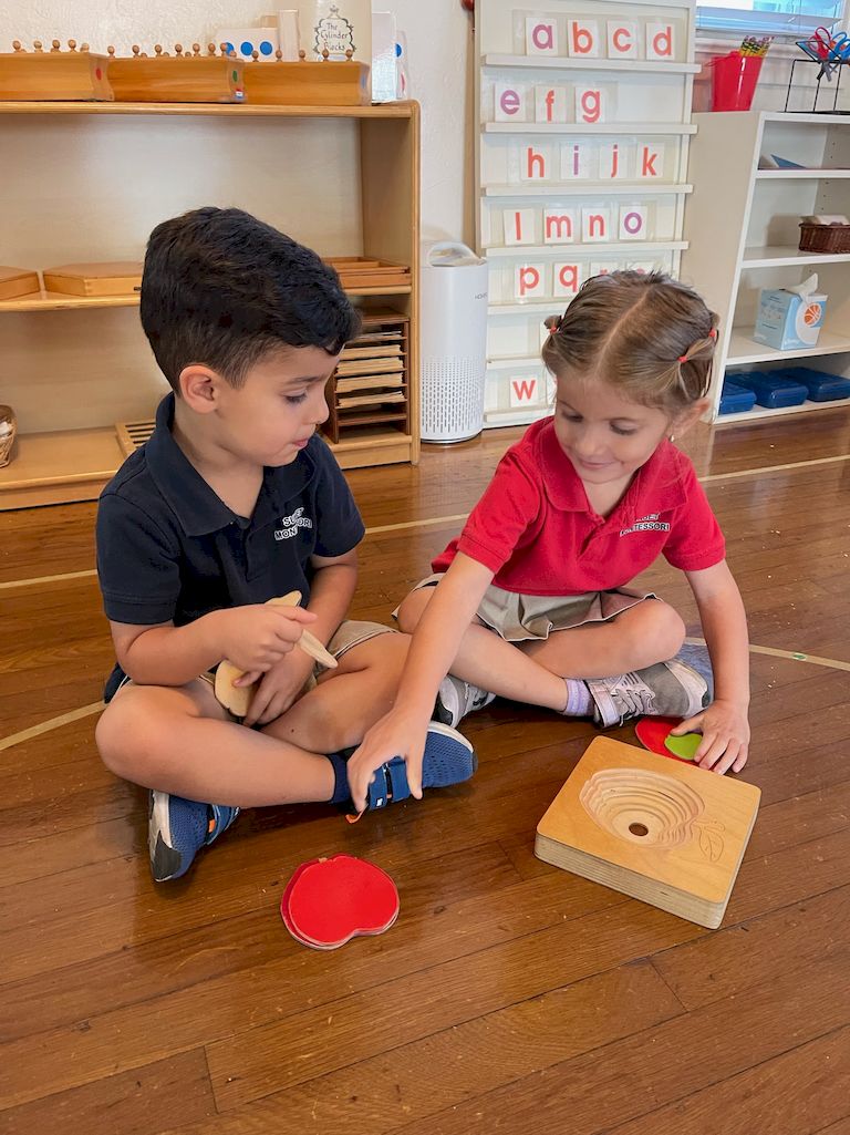 sunset montessori school kids learning